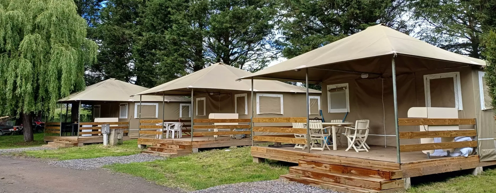 Le camping de Paulhaguet, anciennement la Fridière, situé à la Vigne dans le 43 Hauteloire